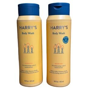 X2 Harry's Redwood Exhilarating Scent of Costal Forests Body Wash 16 oz